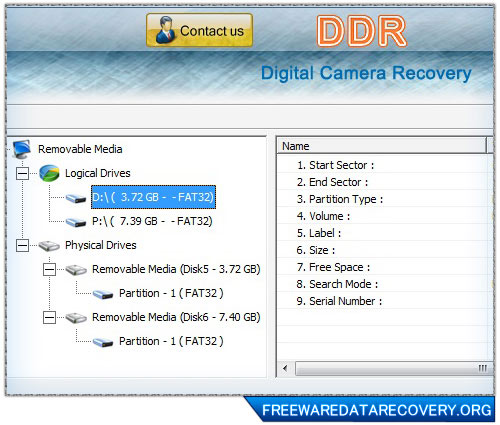 Picture recovery software for Digital camera