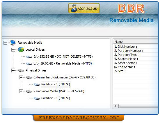 Data recovery software for removable media