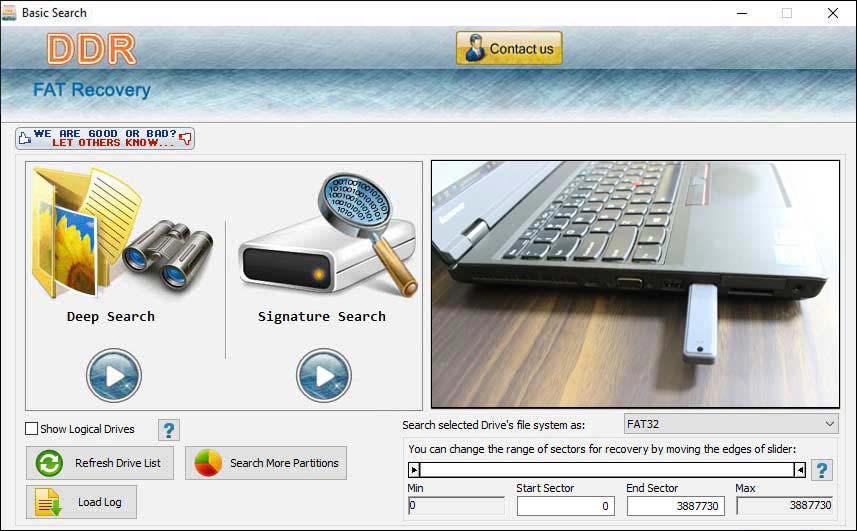 Data Recovery Software for FAT screenshot