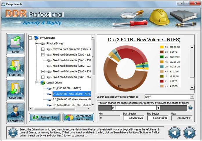 Freeware Data Recovery screenshot
