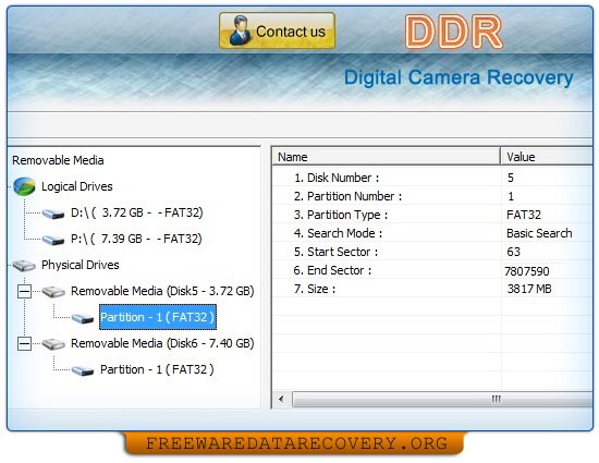 Picture recovery software for digital camera