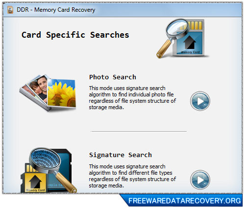 Data recovery software for Memory card