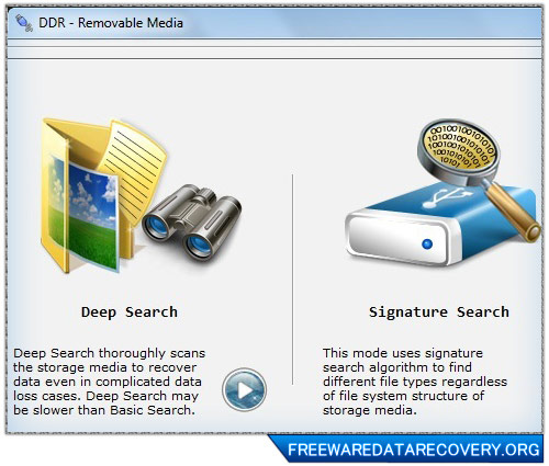 Data recovery software for Removable media