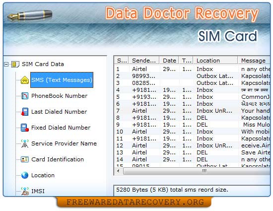 Data recovery software for sim card